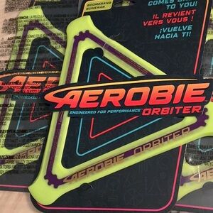 4 Aerobie Orbiter Boomerangs